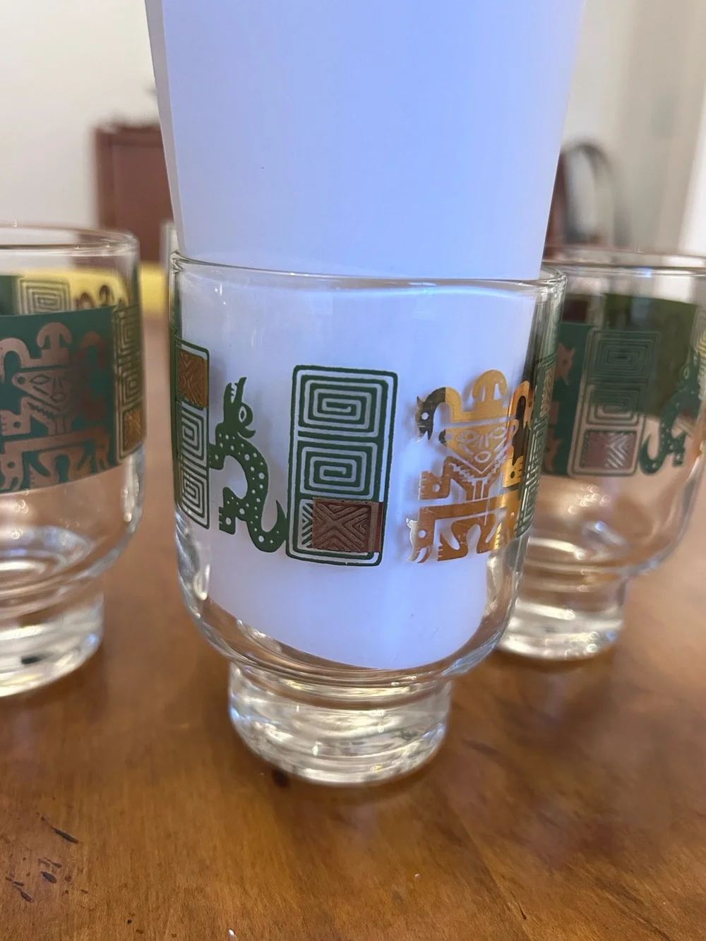 Andes Pattern Federal Rocks Glasses Set of 4